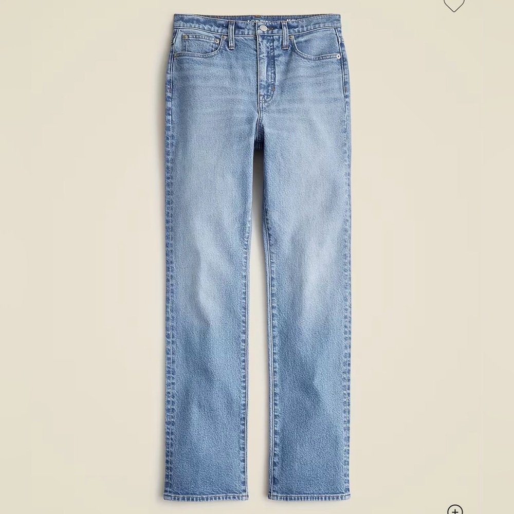 J. Crew High-rise straight jean in 1996 semi-stretch